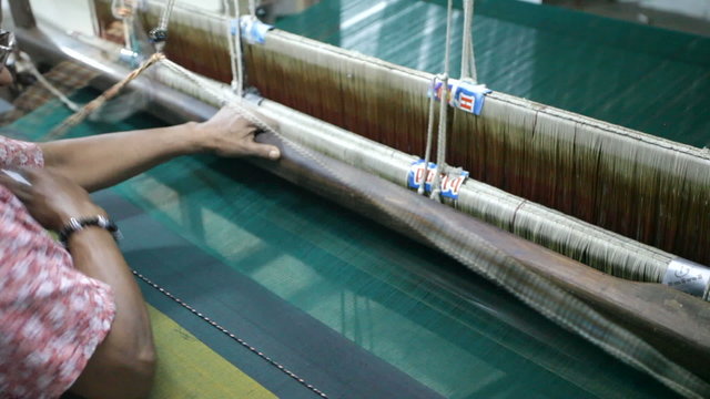 wooden loom
