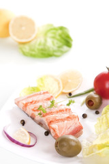 Delicious salmon.