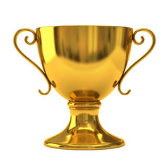 Gold cup of the winner