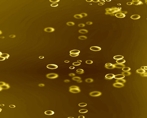 beer bubbles