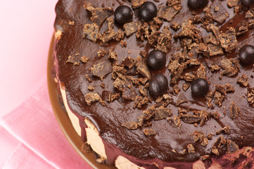 Homemade chocolate cake