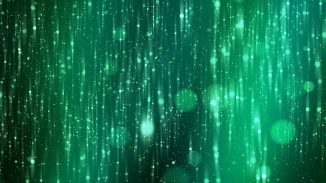 Stars background with flares, Green. HD 1080. Loop-able.