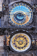 Fototapeta na wymiar Praga - stary zegar astronomiczny horoskop