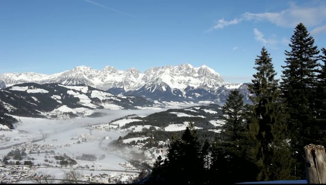 Wilder Kaiser und Brixental im Winter