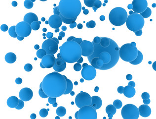 Blue plastic bubbles © Jezper