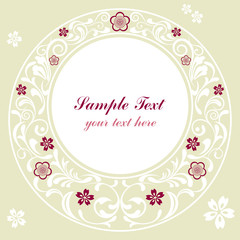 Cherry Blossoms Frame