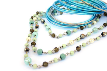 Necklace and bracelets