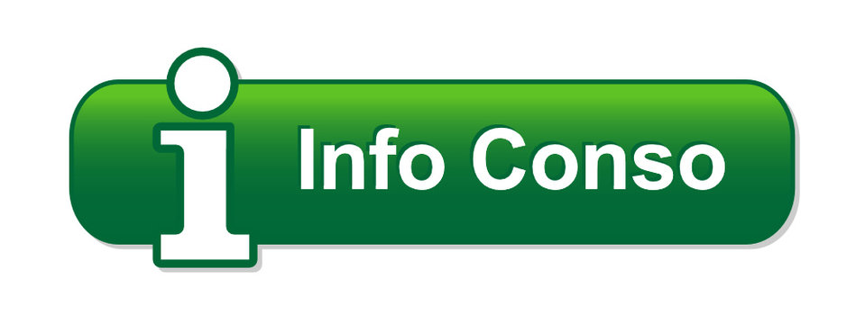 Bouton Web "INFO CONSO" (information clients consommateurs)