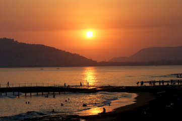 Sunset at Mediterranean