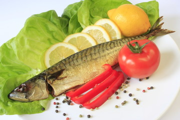 geräucherte Makrele