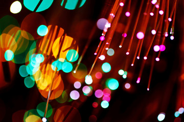 fiber optic abstract background