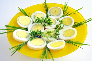 easter blessed eggs