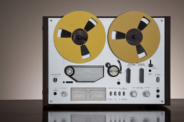 Vintage Reel-to-Reel stereo tape deck recorder