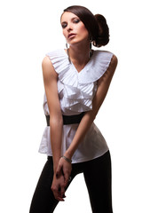 attractive woman posing