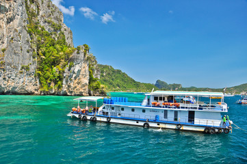 Obraz premium Boat for travel ,pru-ket-thailand
