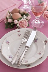 Nostalgic Easter Table Setting