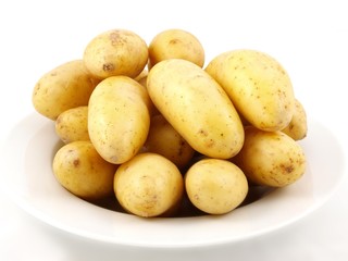 Potatoes on plate
