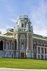 Fototapeta na wymiar Moscow, palace in Tsaritsino