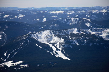 Cascade mountain range