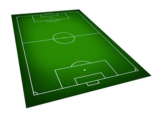 Illustration of a soccer field. (Original style)