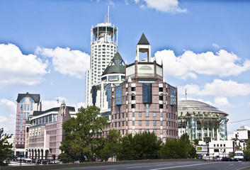 Fototapeta na wymiar Moscow, business centre