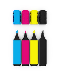 CMYK highlighters