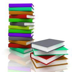 stacks of books