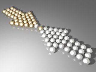 conceptual image of teamwork