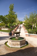 fountain at Almeria castle