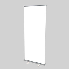 Roll-up weiss Perspektive