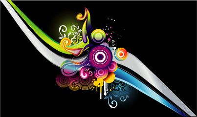 vector color abstract illustration