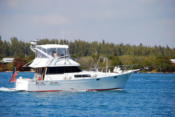 Fototapeta na wymiar Sport Fishing Boat
