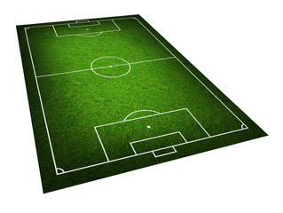 Illustration of a soccer field.