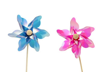 Two pinwheel toys