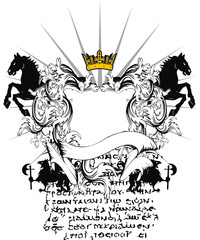heraldic coat of arms ornament6