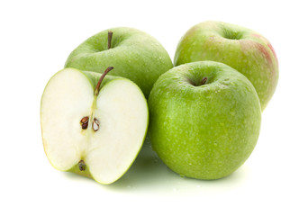 Three and half ripe apples