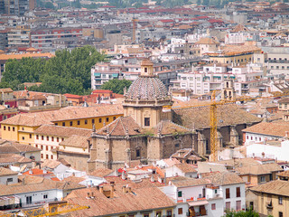 Obraz premium red roofs of Granada, Spain