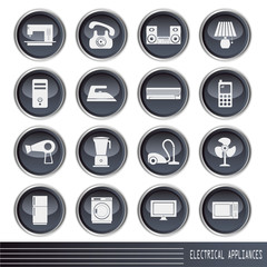 Electrical Appliances Icons Set