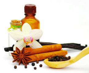 Cinnamon, vanilla bean and star anise