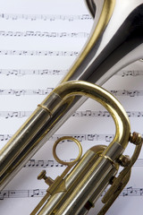 Trumpet and notes