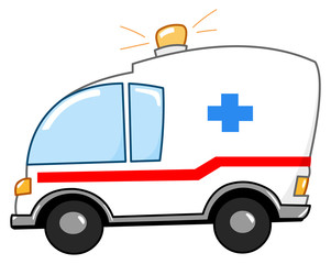 Ambulance cartoon © Yael Weiss