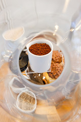 still life of chocolate (sample of wine aroma)