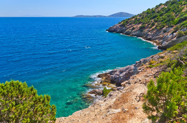 Seascape in Greece, Poros