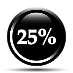 25 PERCENT ICON