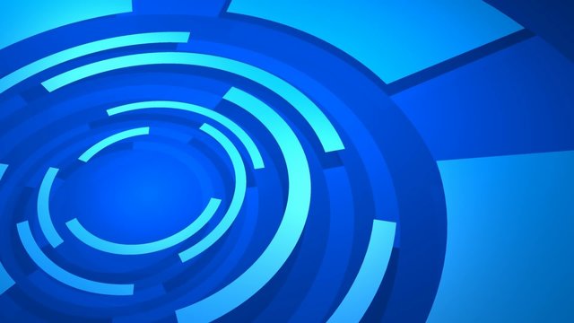 Digitale Rotation - Blau Schwarz Video - 02