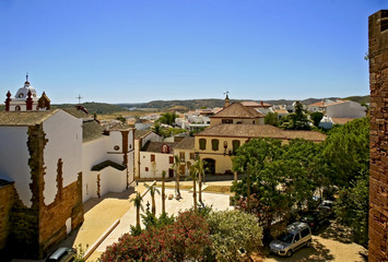 Square between Se de Silves and Castelo de Silves