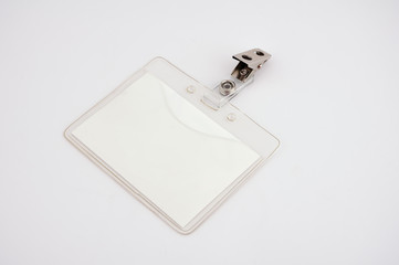 Blank badge