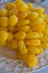 thai dessert is name Thong Yhod  and Mat kanon