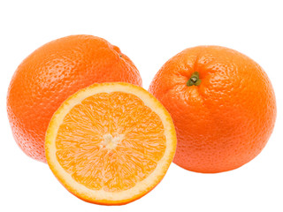 orange isolated on white background
