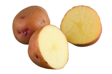 Raw potatoes